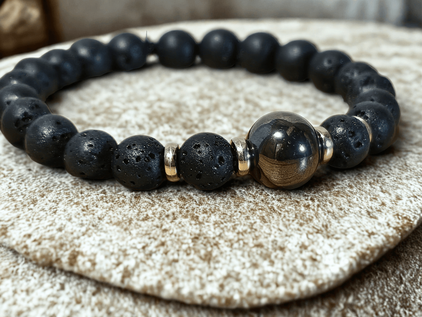 Shinju Kuro - Czarna Perła - bransoletka męska - W Zmysłach