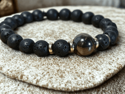 Shinju Kuro - Czarna Perła - bransoletka męska - W Zmysłach
