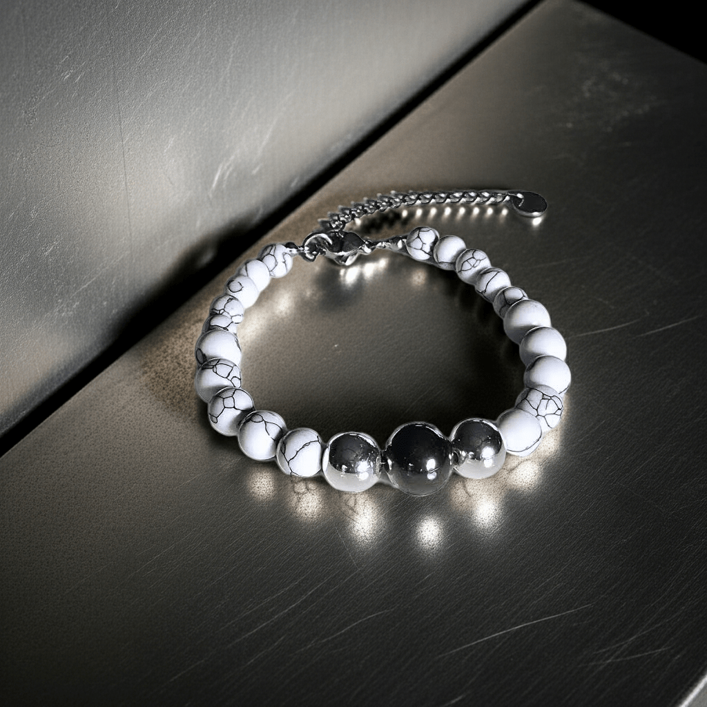 Howlite Ombre - Bransoletka Damska - W Zmysłach