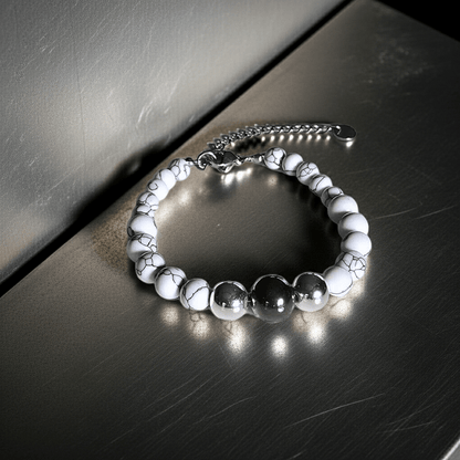 Howlite Ombre - Bransoletka Damska - W Zmysłach