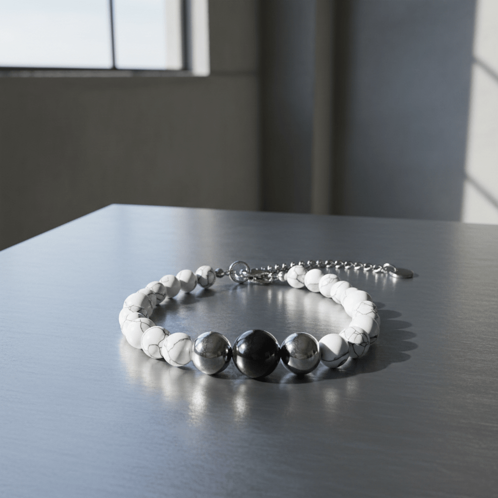 Howlite Ombre - Bransoletka Damska - W Zmysłach