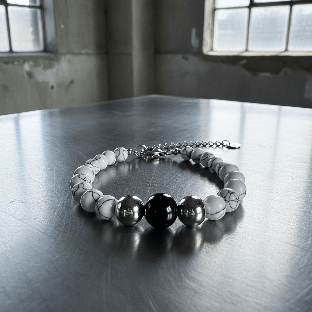 Howlite Ombre - Bransoletka Damska - W Zmysłach