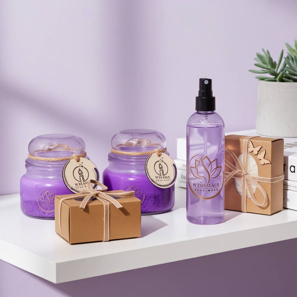 Zestaw Lawendowy "Lavender Whisper & Purple Essence" - Harmonia Ciszy i Głębi" - W Zmysłach