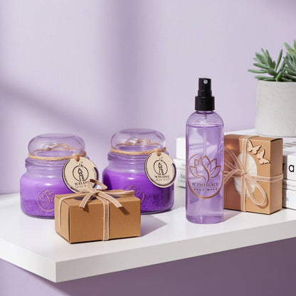 Zestaw Lawendowy "Lavender Whisper & Purple Essence" - Harmonia Ciszy i Głębi" - W Zmysłach