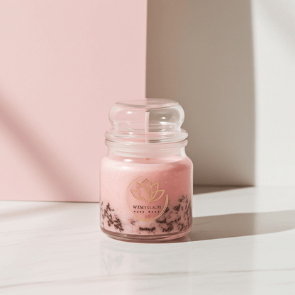 "Maison Rose" 200ml - Świeca sojowa o zapachu róży (ok. 35h palenia) - W Zmysłach