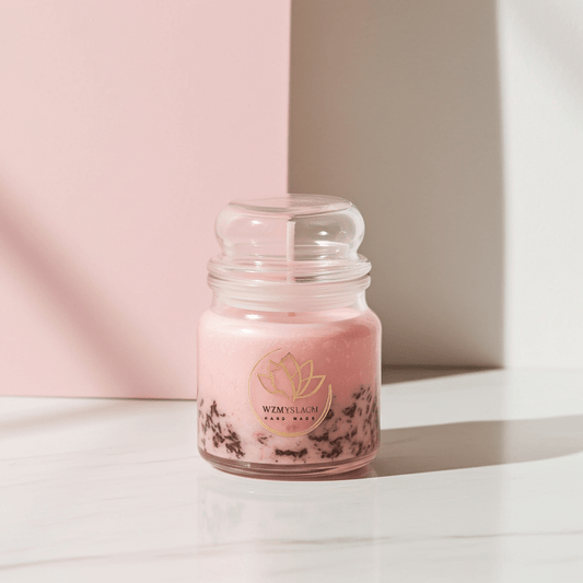 "Maison Rose" 200ml - Świeca sojowa o zapachu róży (ok. 35h palenia) - W Zmysłach