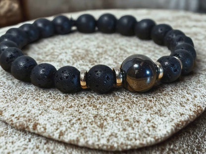 Shinju Kuro - Czarna Perła - bransoletka męska