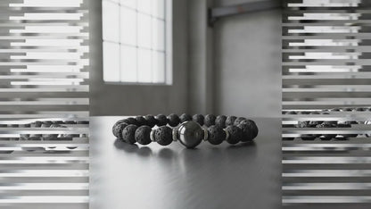 Shinju Kuro - Czarna Perła - bransoletka męska