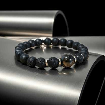 Shinju Kuro - Czarna Perła - bransoletka męska - W Zmysłach